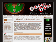 Tablet Screenshot of blackjackdomain.com